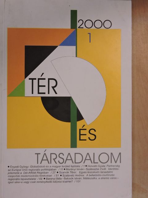 Abdul Khakee - Tér és Társadalom 2000/1. [antikvár]