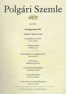 dr. Botos Balázs (főszerk.) - Polgári Szemle 2010/3. [antikvár]