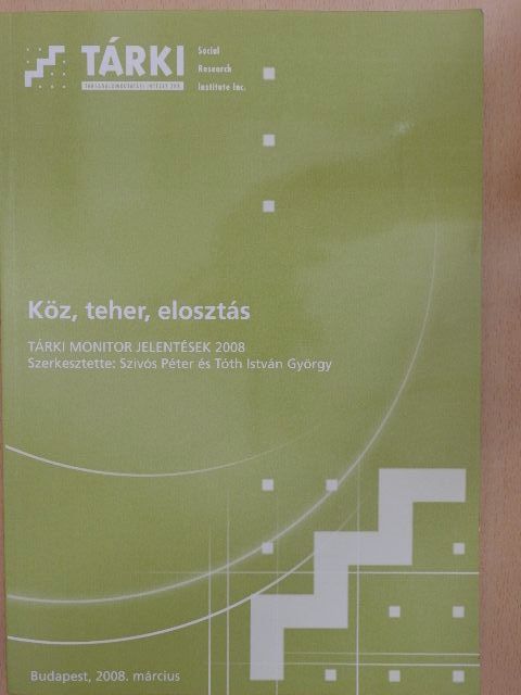 Bernát Anikó - Köz, teher, elosztás [antikvár]