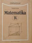 Hajnal Imre - Matematika IV. [antikvár]