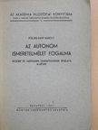 Földes-Papp Károly - Az autonóm ismeretelmélet fogalma [antikvár]