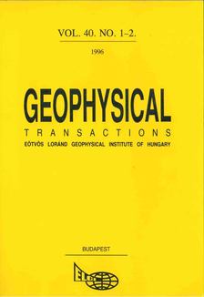 Hegybíró Zsuzsanna - Geophysical Transactions vol. 40. no. 1-2. [antikvár]