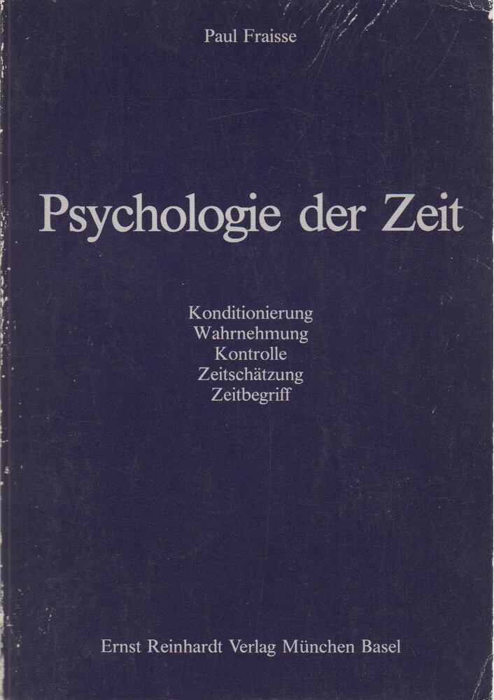 Paul Fraisse - Psychologie der Zeit [antikvár]