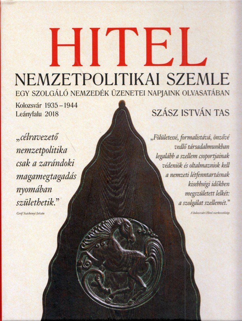 SZÁSZ ISTVÁN TAS - Hitel - Nemzetpolitikai Szemle (dedikált) [antikvár]