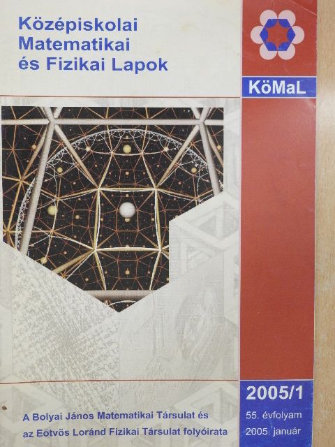 Gerőcs László - Középiskolai Matematikai és Fizikai Lapok 2005. január [antikvár]