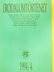 Balázs Sándor - Irodalomtörténet 1994/4. [antikvár]