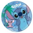 Stitch: Papír tányér - 20 cm, 8 db-os