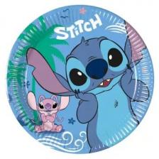 Stitch: Papír tányér - 20 cm, 8 db-os