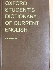 A. S. Hornby - Oxford Student's Dictionary of Current English [antikvár]