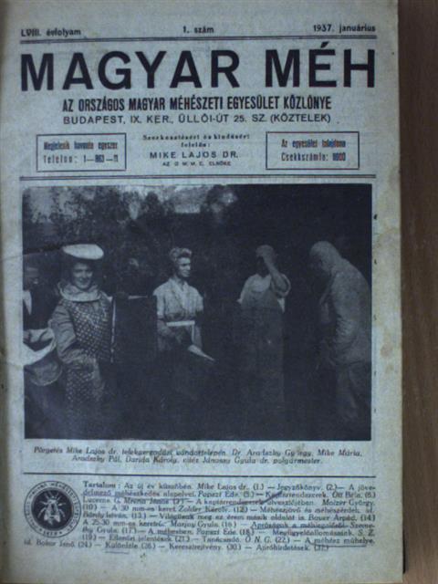 Bauer Árpád - Magyar Méh 1937., 1939-1940. (nem teljes évfolyam)/1941. január-december [antikvár]