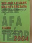Szolgáltatások meghatározása a rendszerezés rendjében az ágazatok tartalmi meghatározásával [antikvár]