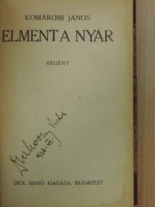 Komáromi János - Elment a nyár [antikvár]