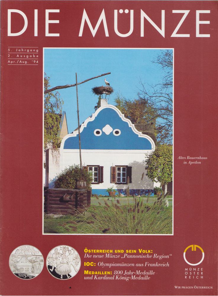 Paul Berger - Die Münze Apr./Aug. 1994 [antikvár]