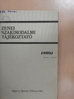 Bugajev Sándor - Zenei Szakirodalmi Tájékoztató 1980/1-4. [antikvár]