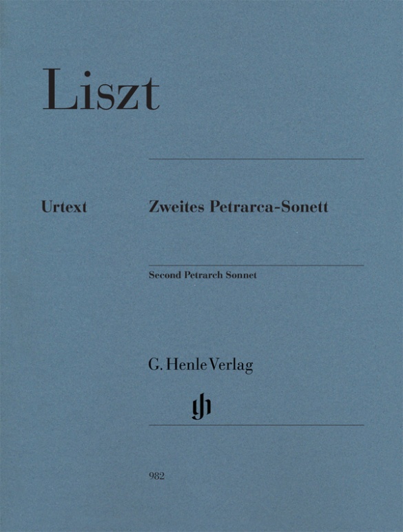 LISZT - ZWEITES PETRARCA-SONETT FÜR KLAVIER URTEXT (HERTTRICH/THEOPOLD)