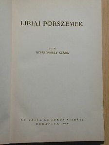 Lieszkovszky Klára - Libiai porszemek  [antikvár]