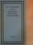 Titu Maiorescu - Bírálatok, vitacikkek, tanulmányok [antikvár]
