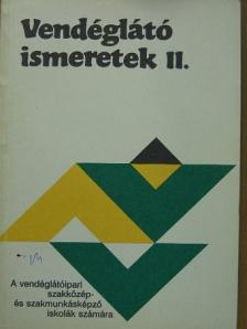 Mohácsi Ferenc - Vendéglátó ismeretek II. [antikvár]