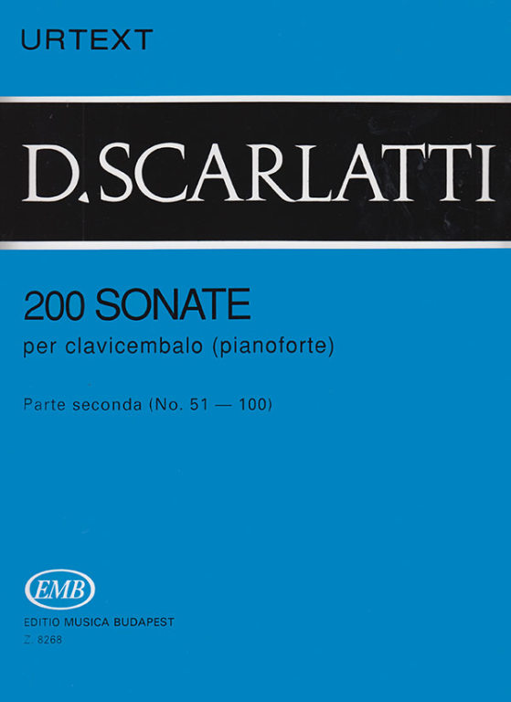 SCARLATTI, D. - 200 SONATE PER CLAVICEMBALO (PIANOFORTE) PARTE SECONDA (NO.51-100) URTEXT (BALLA GYÖRGY)