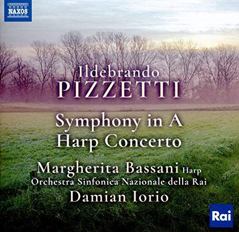 PIZZETTI - SYMPHONY IN A,HARP CONCERTO,CD