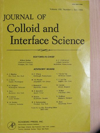 Frank M. Tiller - Journal of Colloid and Interface Science, July 1984 [antikvár]