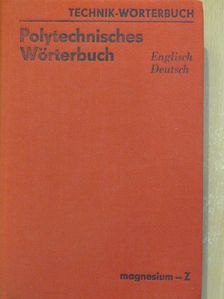 Polytechnisches Wörterbuch [antikvár]