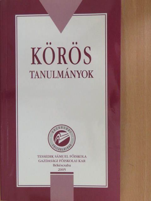 Borzán Anita - Körös tanulmányok [antikvár]