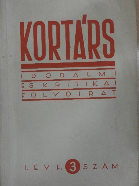 Barta Sándor - Kortárs 1957. november [antikvár]