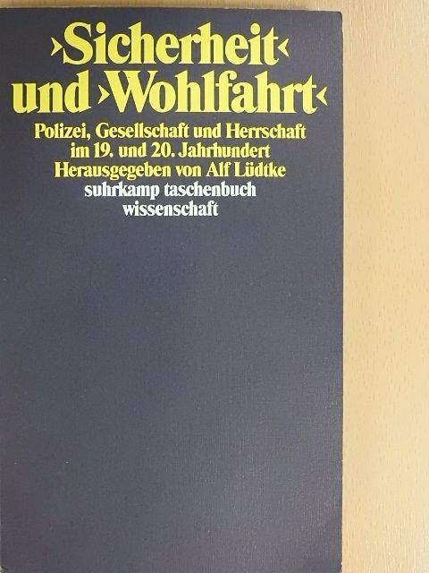 Albrecht Funk - Sicherheit und Wohlfahrt [antikvár]
