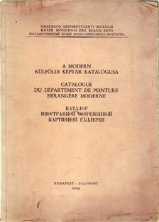 A modern külföldi képtár katalógusa [antikvár]