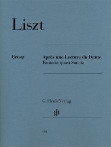 LISZT - APRES UNE LECTURE DE DANTE FÜR KLAVIER URTEXT (HERRTRICH/THEOPOLD)