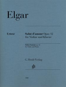 ELGAR - SALUT D'AMOUR OP.12 FÜR VIOLINE UND KLAVIER (RUPERT MARSHALL-LUCK) ANTIKVÁR
