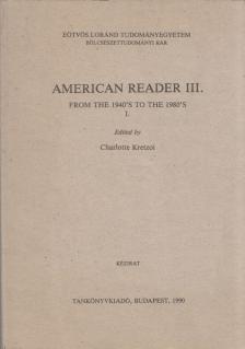 Charlotte Kretzoi - American Reader III. [antikvár]