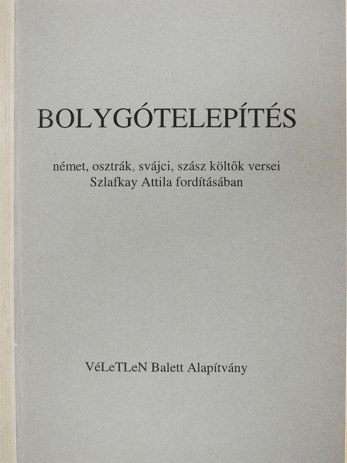 Anemone Latzina - Bolygótelepítés (dedikált példány) [antikvár]