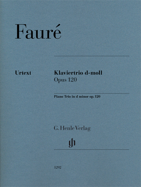 FAURÉ - KLAVAIERTRIO d-MOLL OP.120
