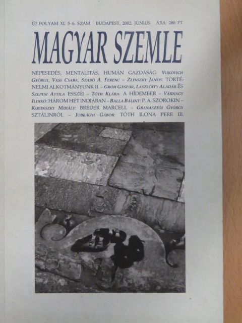 Jobbágyi Gábor - Magyar Szemle 2002. június [antikvár]