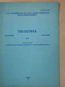 Kaposi Márton - A művészet egységének problémája Croce esztétikájában (dedikált példány) [antikvár]