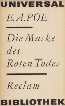 Edgar Allan Poe - Die Maske des Roten Todes [antikvár]