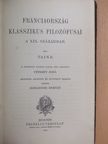 Taine - Franciaország klasszikus filozófusai a XIX. században [antikvár]