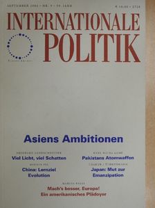Joseph Yu-shek Cheng - Internationale Politik September 2004 [antikvár]