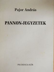 Pajor András - Pannon-jegyzetek [antikvár]