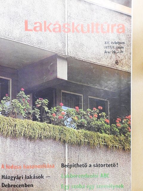 Gombos Károly - Lakáskultúra 1977-1979/1-6. [antikvár]