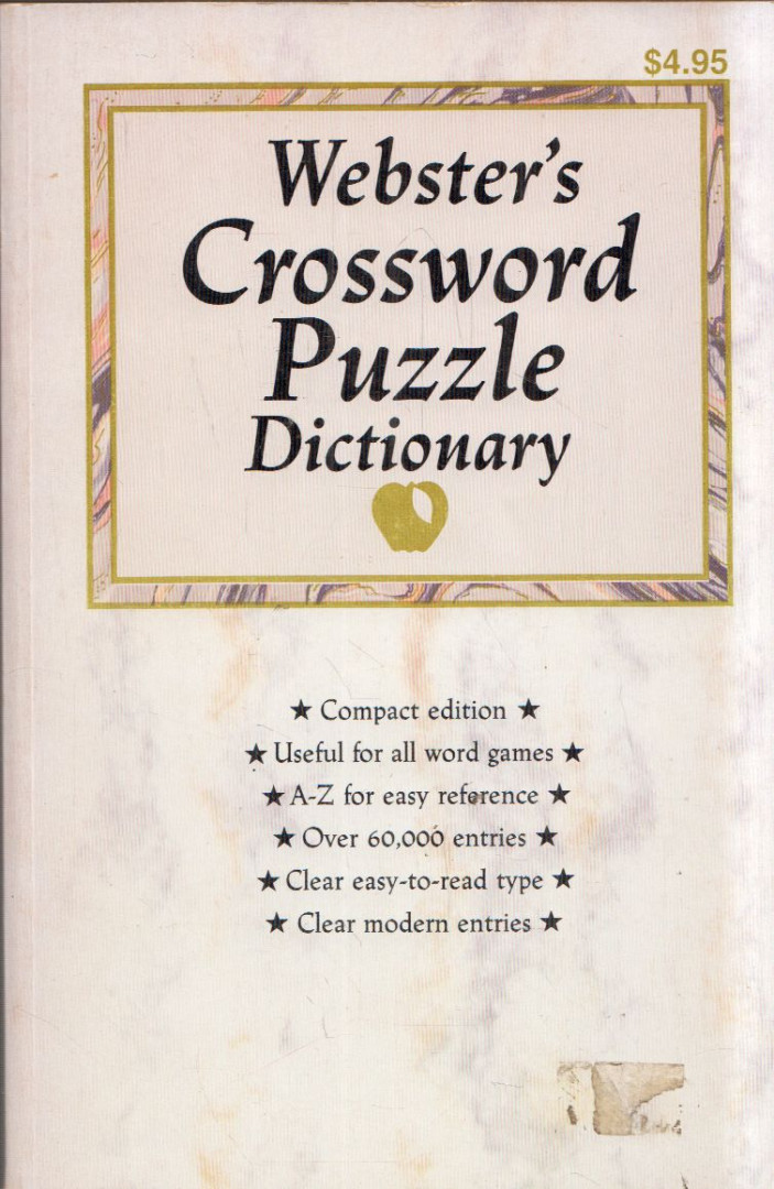 Webster's Crossword Puzzle Dictionary [antikvár]