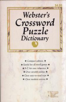 Webster's Crossword Puzzle Dictionary [antikvár]