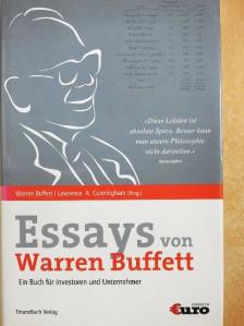 Warren Buffett - Die Essays von Warren Buffett [antikvár]