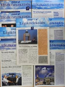 Koffán Éva - Légiközlekedés 1996., 1998. 2000-2001. (vegyes számok) (8 db) [antikvár]