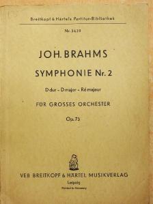 Johannes Brahms - Symphonie Nr. 2 D dur [antikvár]