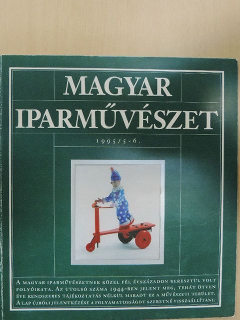 Budavári István - Magyar Iparművészet 1995/5-6. [antikvár]