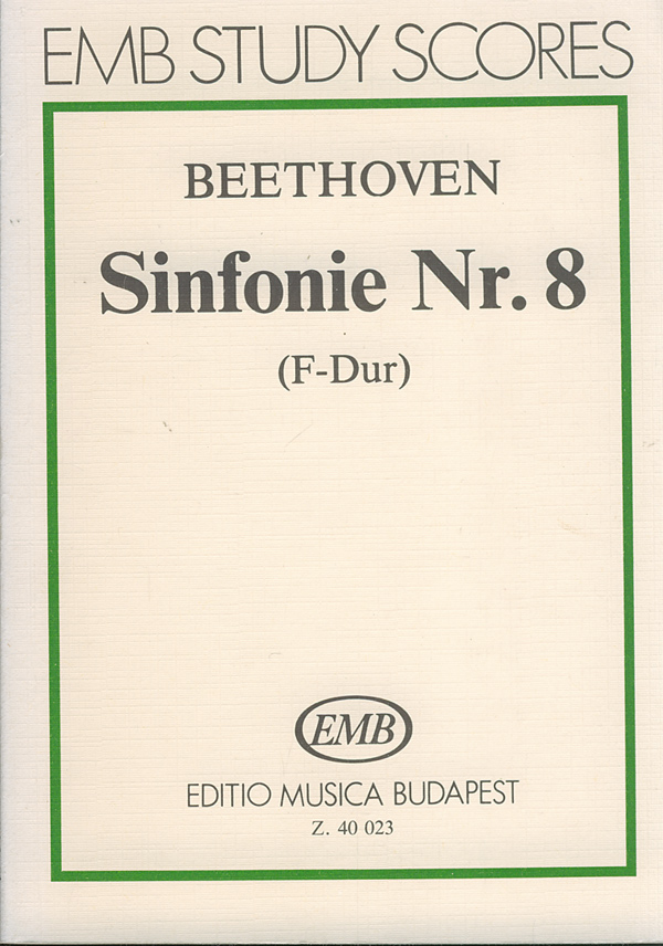 BEETHOVEN - SINFONIE NR.8 (F-DUR), KISPARTITURA