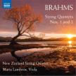 BRAHMS... - STRING QUINTETS NOS. 1 AND 2 CD NEW ZEALAND QUARTET